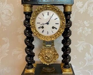 Renaissance Barogue Style Portico Clock