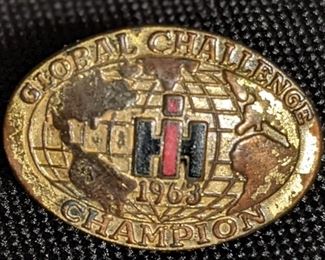 International Harvester 1963 Global Challenge Champion Lapel Pin