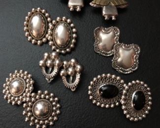 Assorted Sterling Jewelry: Earrings