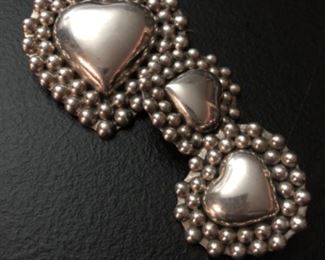 Assorted Sterling Jewelry: Pendant, Earrings