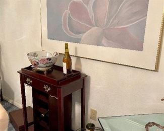 Rolling Wine Bar Cart