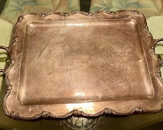 925 Silver Serving Tray