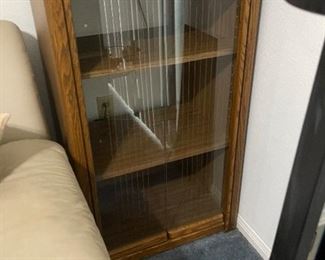Second Oak Stereo Cabinet 