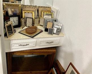 Nice variety of Picture Frames , Oak Rolling Cabinet TV Stand