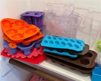 Rubber Candy Molds Mostly Unused