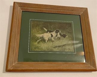 Hunting Pointer Dog Prints
