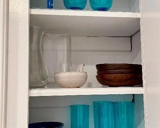Plastic and pottery items 