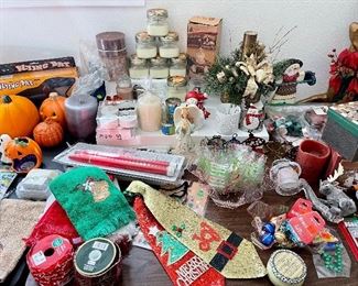 Christmas Decoration, Candles, and more!