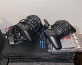 PS2 Sony Playstation with Memory Card and Game