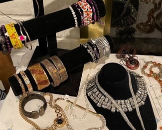 Bracelets, Rhinestone Necklaces
