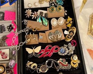 Pins and Earrings