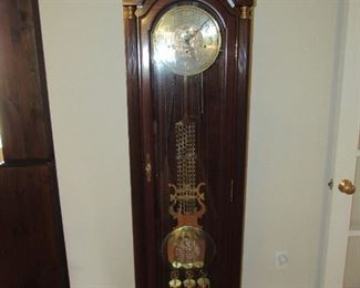 Beautiful Bulova grandfather clock
