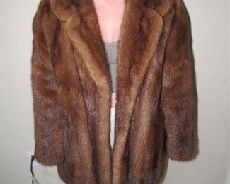 Vintage mink coat, one of two