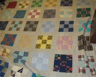 Antique hand-made quilt flawless