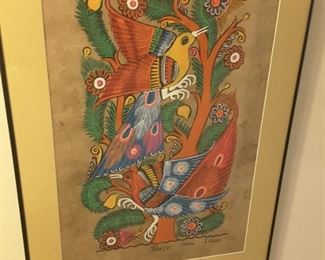 Mexican Painting on Paper.