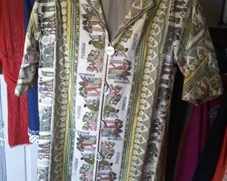 Women's Custom-made Egyptian Cotton/Lined Overcoat. Made in Egypt.