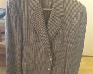 Men's Patrick James No Size 100% Wool Tweed Jacket.