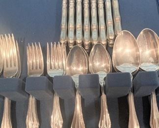 Westmoreland sterling dinnerware - "George and Martha"