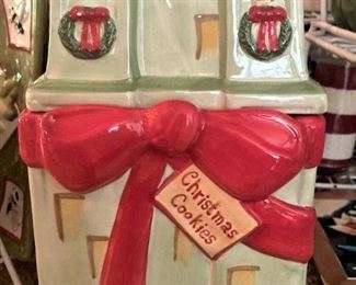 "Christmas Cookies" cookie jar