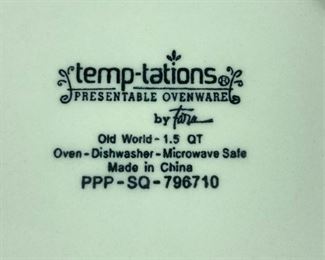 "Temp-tations - Presentable Ovenware"