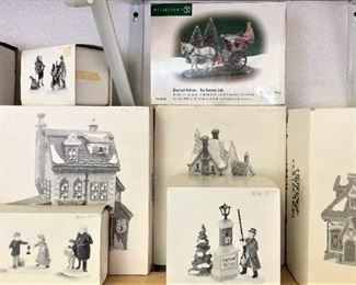More of the mannnnny Dept. 56 Dickens' Village selections