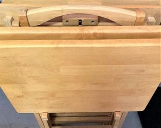 Wooden TV trays