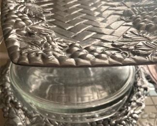 Arthur Court platter and casserole with lid