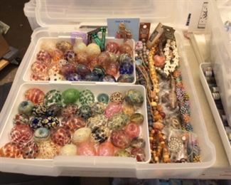 Fabulous blown glass beads