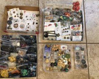 Buttons, buttons, buttons, and beads