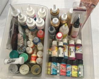 Glues, paints, etc.