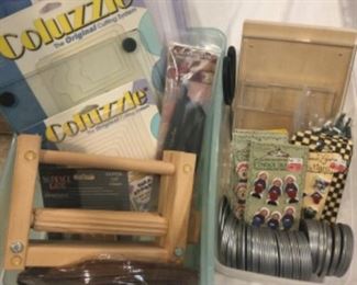 Crisper, coluzzle, acrylics, etc.