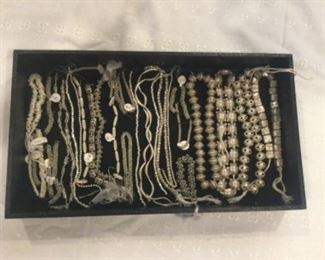 Sterling bead strands