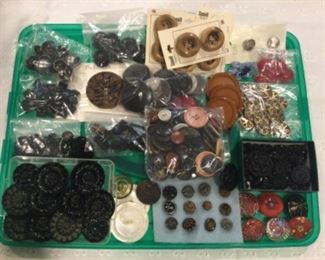 Mostly glass fabulous buttons 