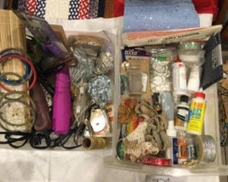 Heating tools, brush roll up carriers, so much misc.