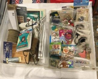 Bead looms, leather cord, book mark blanks, fur pins, so much more