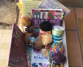 Books, yarn,