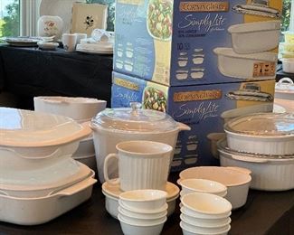 TONS OF CORNINGWARE SIMPLYITE SET'S