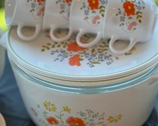 VTG CORNING WARE WILDFLOWER