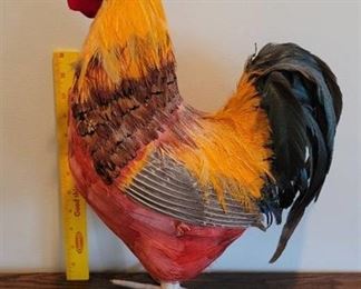 18" Feather Rooster
