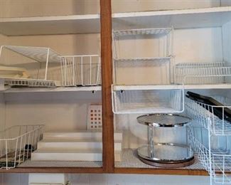 Organizers, Lazy Susans, Shelves, and Baskets