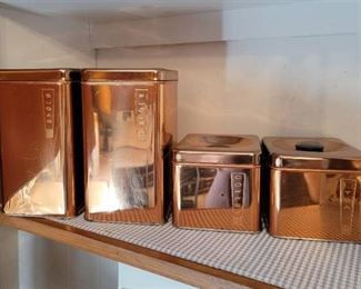 Vintage Lincoln Beautyware Canister Set (4 pcs)