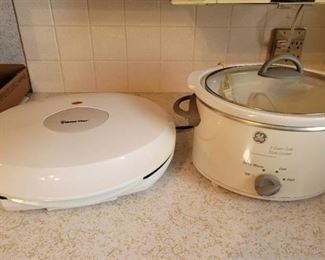 Magic Chef Electric Grill and Crock Pot