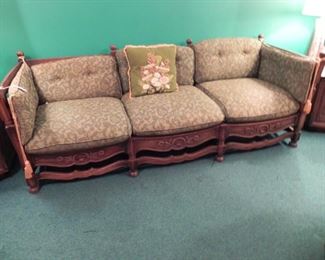Vintage Wooden Couch
