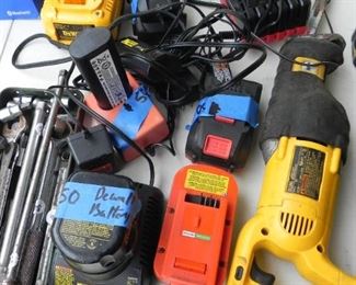 Assorted Batteries with Chargers