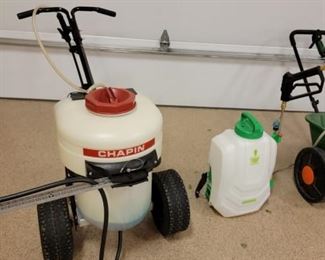 Chapin 12-Gallon Battery Operated Push Sprayer