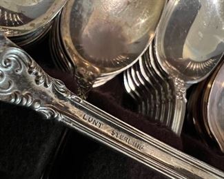 Lunt Sterling flatware 