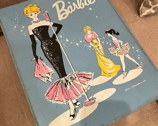 Vintage Barbie case with Barbie