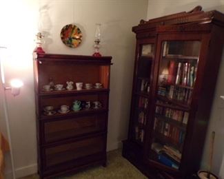 Barristers' bookcase, oak bookcase