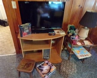 flat screen tv and stand