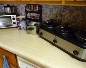 warming tray, toaster oven